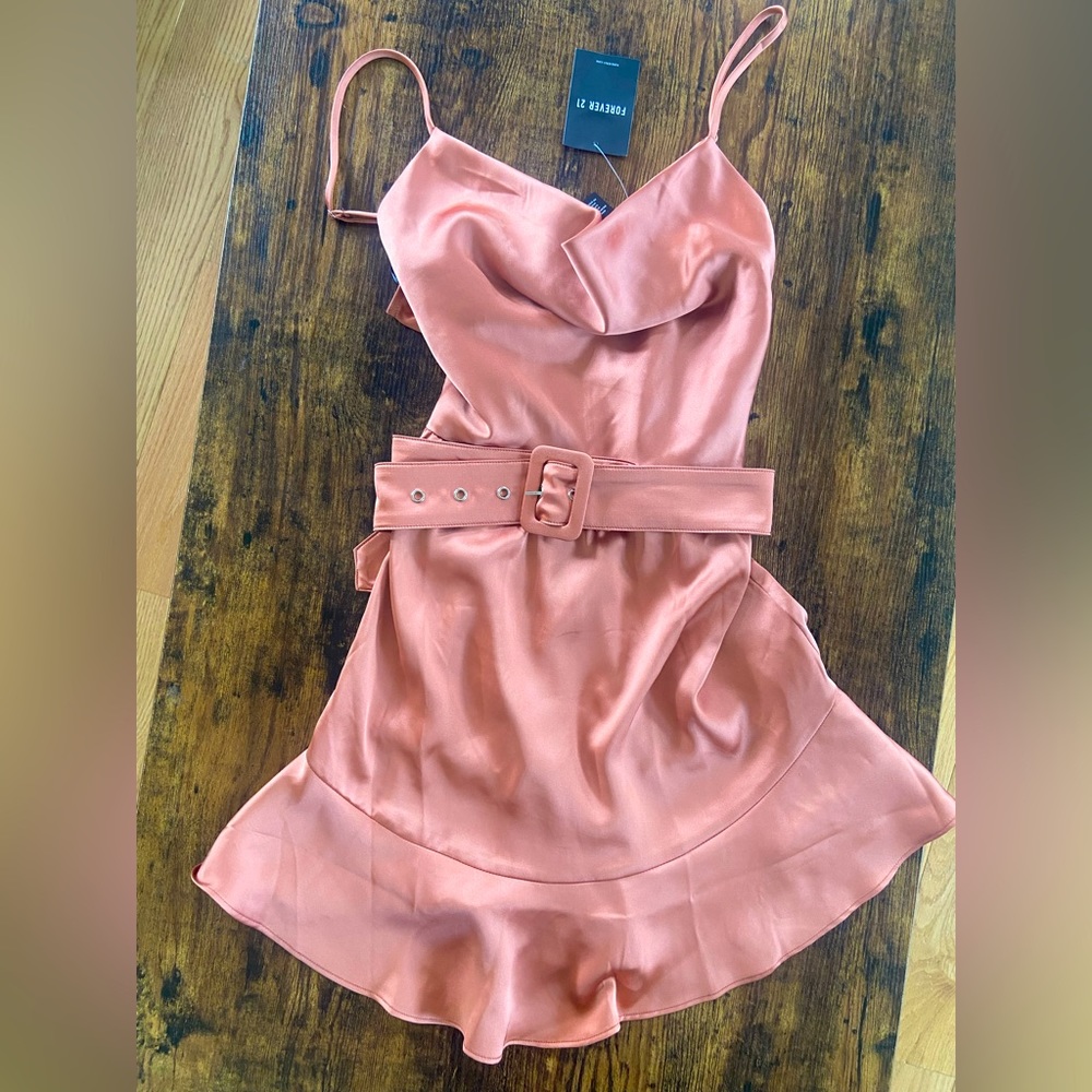 Forever 21 Dress, Rose Gold, Small, NWT